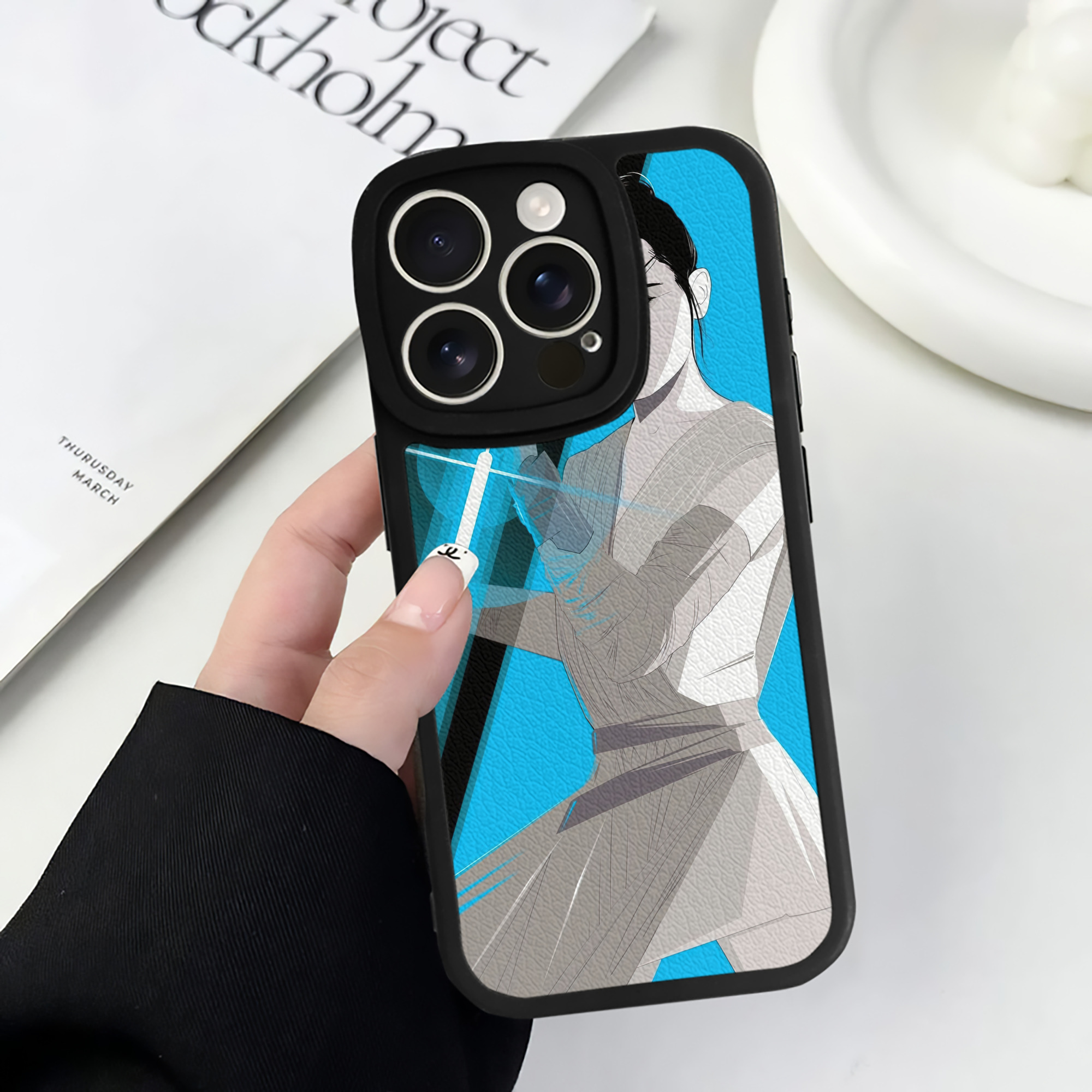 （画像用） スター・ウォーズ Star Wars 【iPhone 16シリーズ対応】シリコンスマホケース（レザー調） 材質：シリコン